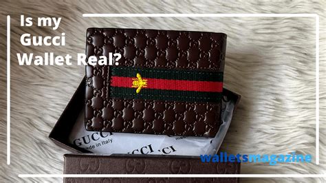 real vs faie gucci wallet|authentic Gucci gg.